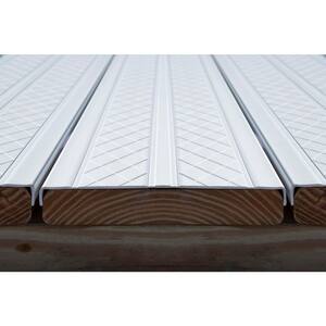 1/2 in. x 5.69 in. x 8 ft. Coastal Grey PVC Decking Board Covers (10-Pack)