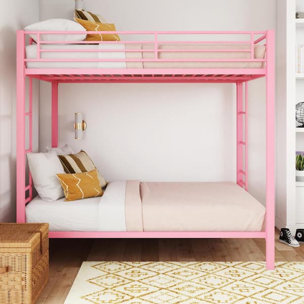 Pink bunk beds for clearance sale