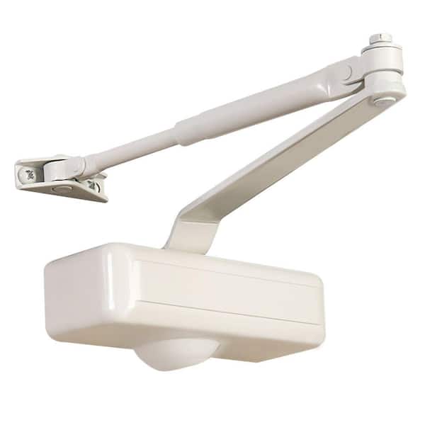 Tell Manufacturing Size 1 Ivory Light-Duty Door Closer