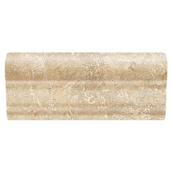Daltile Fantesa Cameo 2 in. x 6 in. Ceramic Counter Rail Trim Wall Tile (0.0833 sq. ft. / piece)