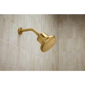 Cinq 1-Spray Patterns with 1.75 GPM 5.5 in. Wall Mount Fixed Shower Head with Filter in Polished Chrome