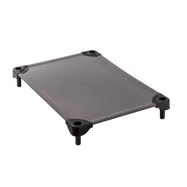 Foobrues Large Grey Elevated Dog Bed Raised Dog Cots Beds for Dogs