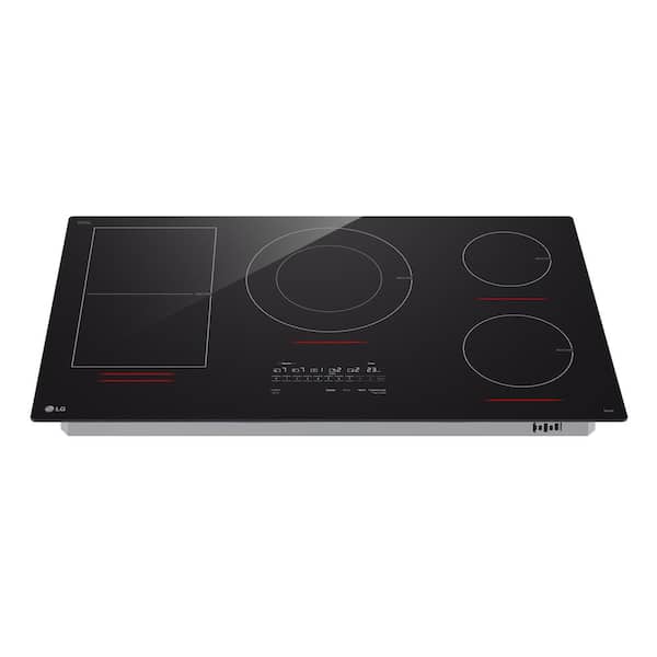 LG 36 in. Smart Induction Cooktop with 5 Induction Elements, 5.0 kW Power Element, ThinQ