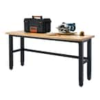 6 ft. W x 24 in. D Adjustable Height Workbench