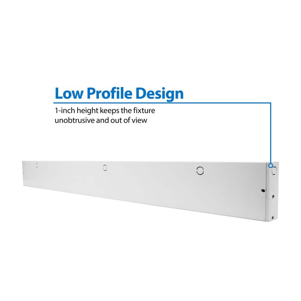 Nicor 40-Inch White LED Under Cabinet Light Bar
