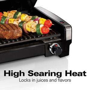 Searing Grill 118 in. Stainless Steel Indoor Grill with Non-Stick Plates