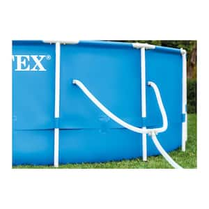 15 ft. x 48 in. Deep Metal Frame Round Above Ground Swimming Pool Set with Pump and Filter Pump Cartridges