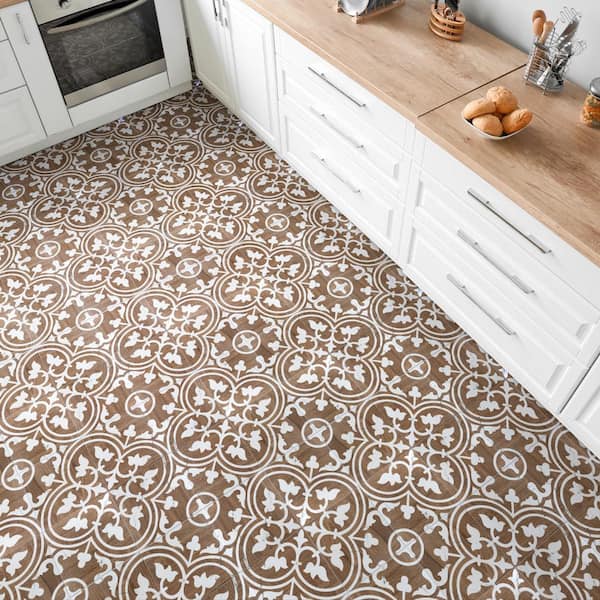 Llama Arte Loire Silver 9-3/4 in. x 9-3/4 in. Porcelain Floor and Wall Tile (10.88 sq. ft./Case) Llama Arte Loire Silver 9-3/4 in. x 9-3/4 in. Porcelain Floor and Wall Tile (10.88 sq. ft./Case)