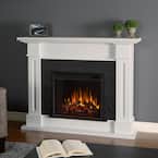 Kipling 54 in. Electric Fireplace in White
