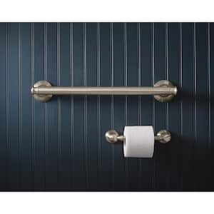 Banbury 18 in. x 1-1/4 in. Concealed Screw Grab Bar with Press and Mark in Brushed Nickel