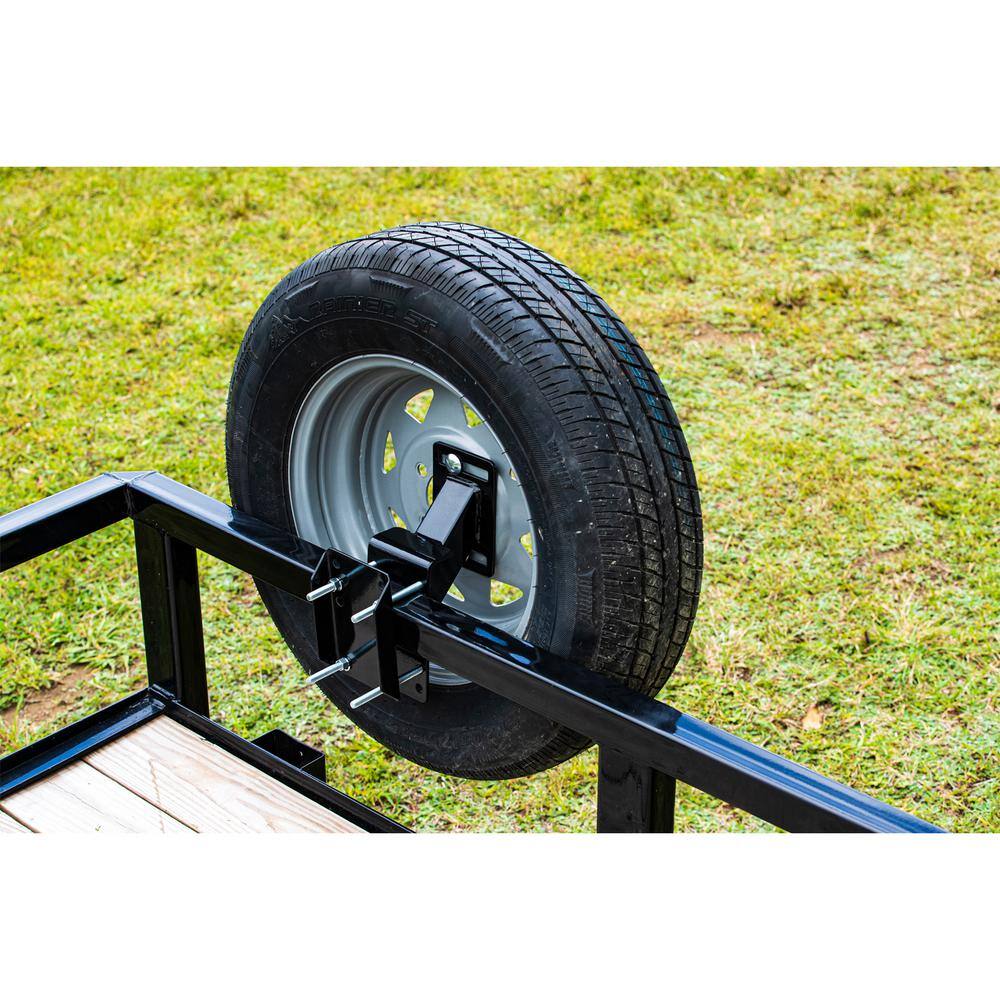 Buyers Products Company Universal Trailer Bolt On Spare Tire Carrier 