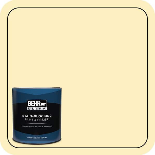 BEHR ULTRA 1 qt. #380C-3 Moon Dance Satin Enamel Exterior Paint & Primer