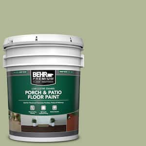 5 gal. #PPU11-08 Moss Print Low-Lustre Enamel Interior/Exterior Porch and Patio Floor Paint