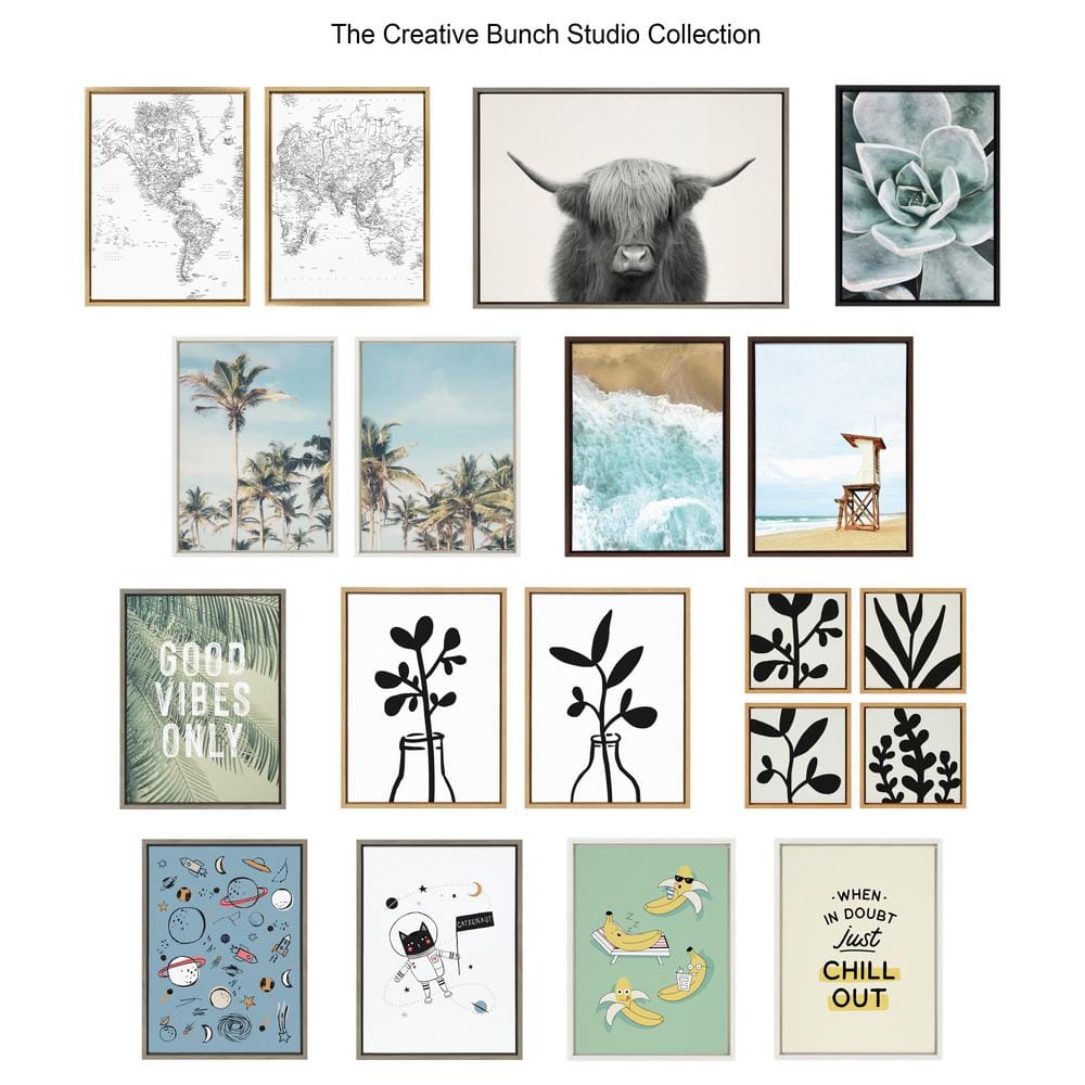 Sylvie Coastal Beach Waves and Lifeguard Tower Canvas Art Set