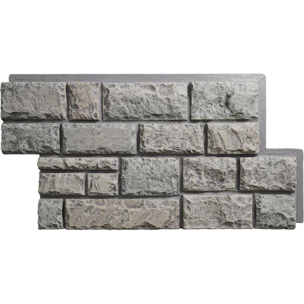 "EverStone Regal Faux Stone Panel, 47 3/4""W x 24 3/4""H x 1 3/4""D, Morning Dove Color" price history on PriceWatchPro