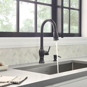 Marchand Single Handle Pull-Down Sprayer Kitchen Faucet in Legacy Bronze
