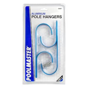 Aluminum Swimming Pool Pole Hangers (2-Pack)