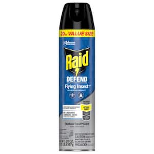 Defend Flying Insect Killer 7, Flying Insect Spray Can, Outdoor Fresh Scent, Insect Killer, 20 oz.