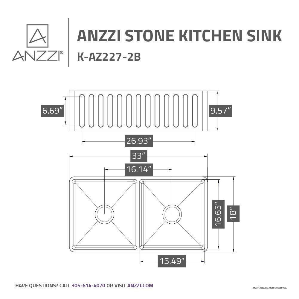 White Solid Surface Double Bowl Farmhouse Kitchen Sink