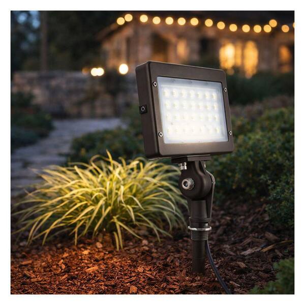 Maxlite Slim Flood 50-Watt Equivalent 6700 Lumen 109° Bronze