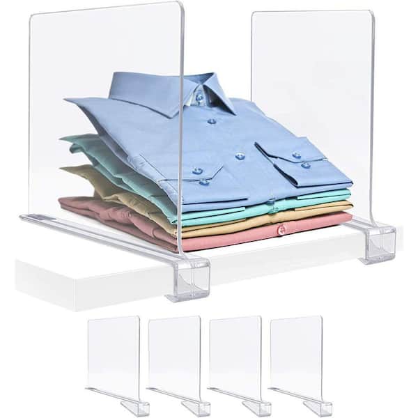 Acrylic Shelf Divider 4-Pack