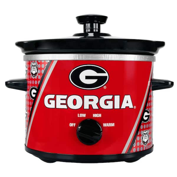 Uncanny Brands 2 qt. Georgia Bulldogs Red Slow Cooker