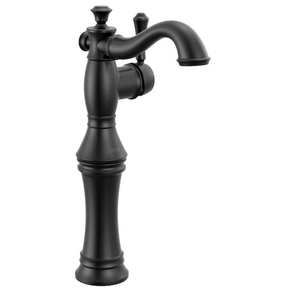 Cassidy Single Handle Vessel Sink Bathroom Faucet in Matte Black
