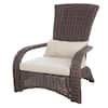 Patio Sense Deluxe Coconino All Weather Stationary Wicker Patio