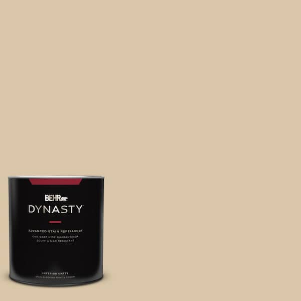 BEHR DYNASTY 1 qt. #MQ2-23 Almond Butter One-Coat Hide Matte