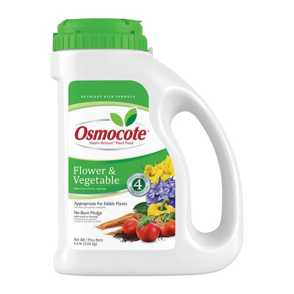 Osmocote Smart-Release 4.5 lbs. Flower and Vegetable Plant Food Dry Fertilizer 14-14-14