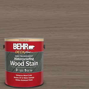 1 gal. #ST-159 Boot Hill Grey Semi-Transparent Waterproofing Exterior Wood Stain