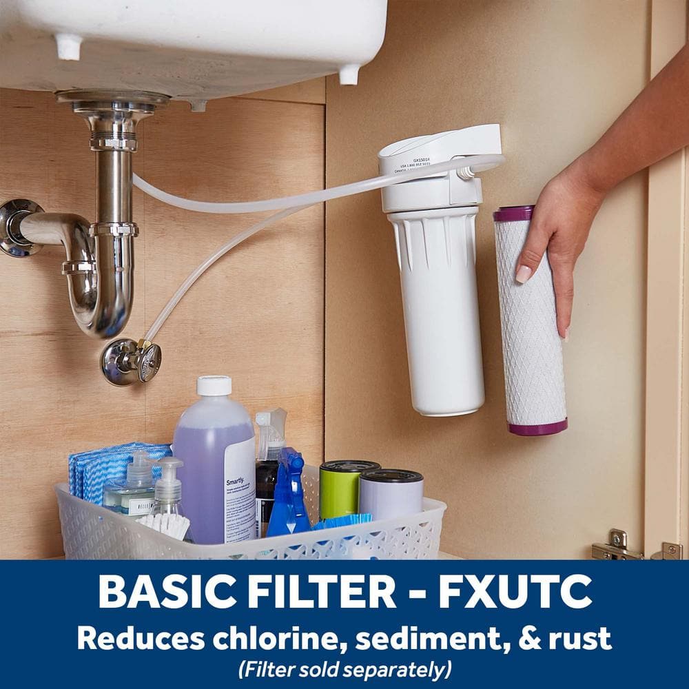 White Carbon Spun Fiber Under-Sink Water Filtration System
