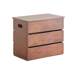 18.5 in. Multi Purpose Espresso Wood Storage Box