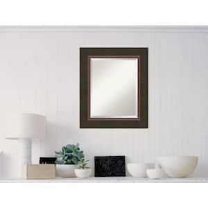 Medium Rectangle Bronze Contemporary Mirror (26.5 in. H x 22.5 in. W)