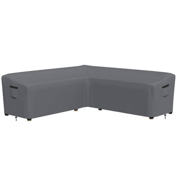 Thickened 600D Heavy Duty Left L-shaped Patio Furniture Set