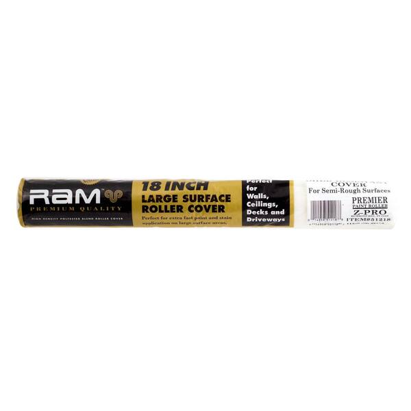 RAM 18 in. x 3/8 in. Woven Polyester Roller Cover (12-Pack)