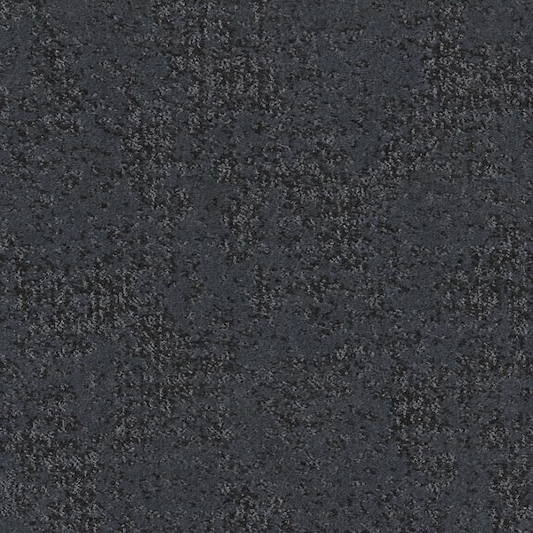 Shaw Elegant Dosinia - Denim - Blue 48.8 oz. Nylon Pattern Installed Carpet