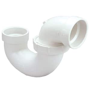 1-1/2 in. PVC DWV Hub x Hub P-Trap with Union Joint