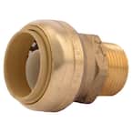1 in. Push-to-Connect x 3/4 in. MIP Brass Adapter Fitting