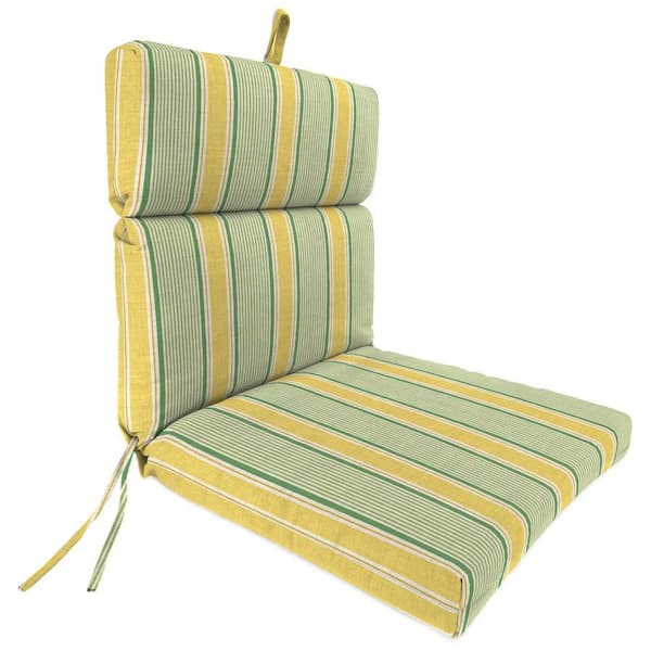 Jordan Manufacturing 44 in. L x 22 in. W x 4 in. T Rectangular Outdoor Dining Chair Cushion in Corky Wheat