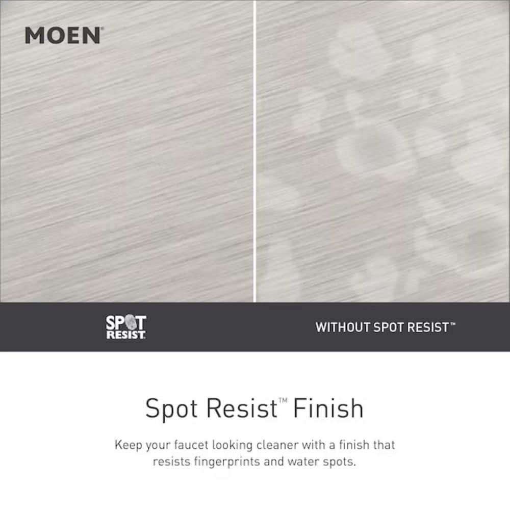 Moen Brushed Nickel Traditional Centerset Bathroom Faucet