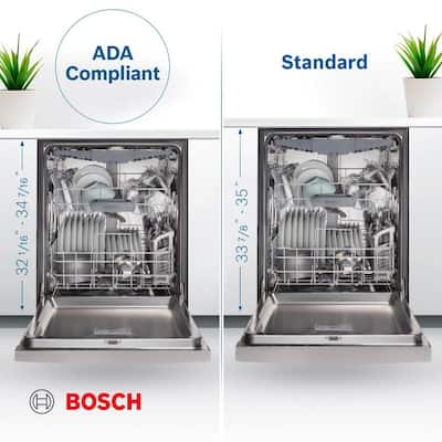 Bosch - White - Dishwashers - Appliances - The Home Depot