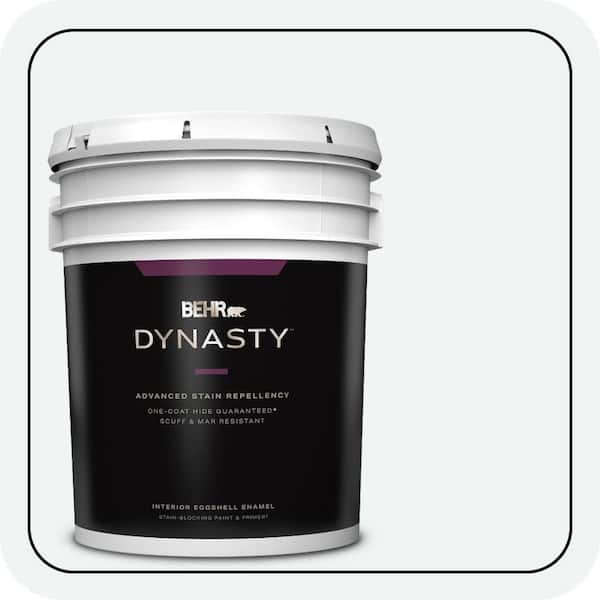 BEHR DYNASTY 5 gal. #BL-W09 Bakery Box Eggshell Enamel Interior Stain-Blocking Paint & Primer