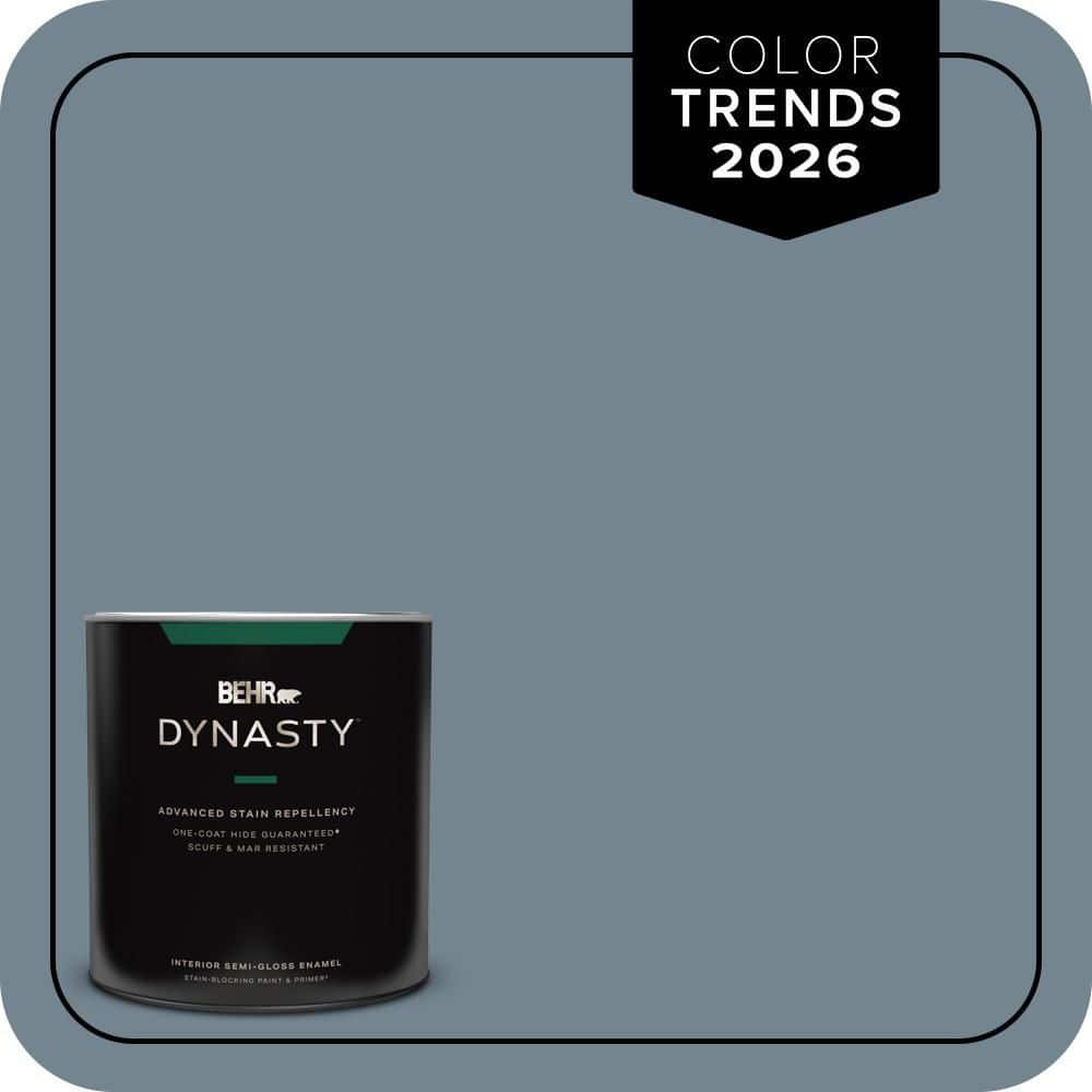 1 qt. #N480-5 Adirondack Blue One-Coat Hide Semi-Gloss Enamel Interior Stain-Blocking Paint and Primer price history on PriceWatchPro