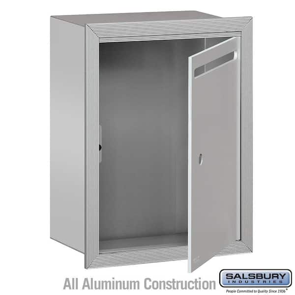 Salsbury Industries 2240 Series Aluminum Standard Recessed-Mounted