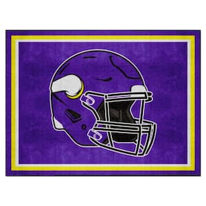 Minnesota Vikings Purple 8 ft. x 10 ft. Plush Area Rug
