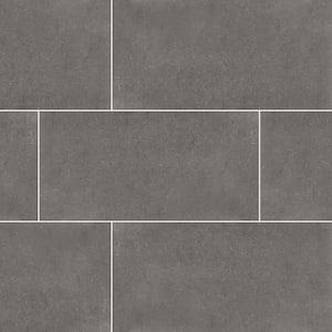 Beton Gris 12 in. x 24 in. Matte Porcelain Floor and Wall Tile (16 sq. ft./case)