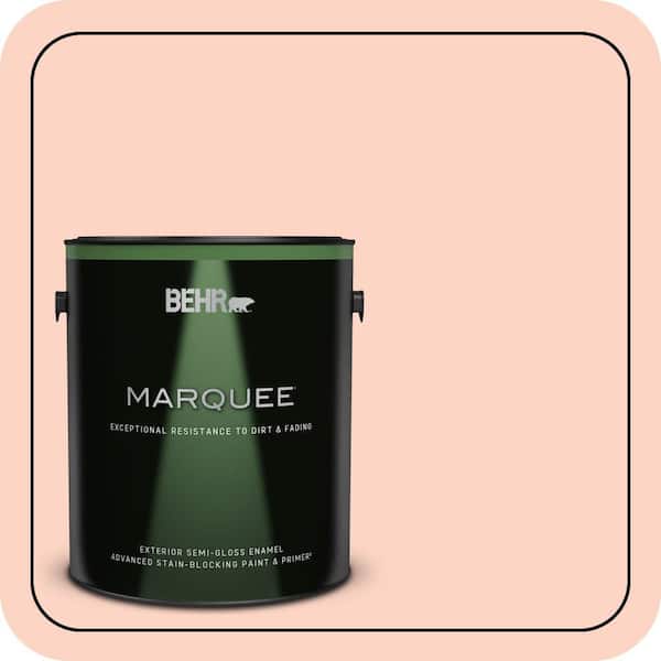 BEHR MARQUEE 1 gal. #210A-2 Coral Dune Semi-Gloss Enamel Exterior Paint & Primer