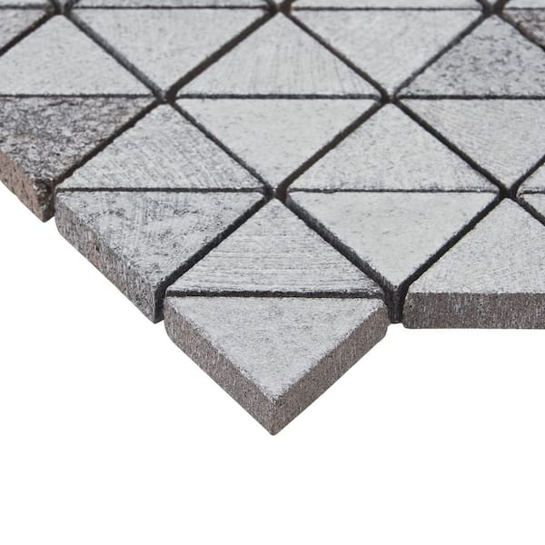 Ivy Hill Tile Williamsburg White 5 in. x 0.39 in. Triangle
