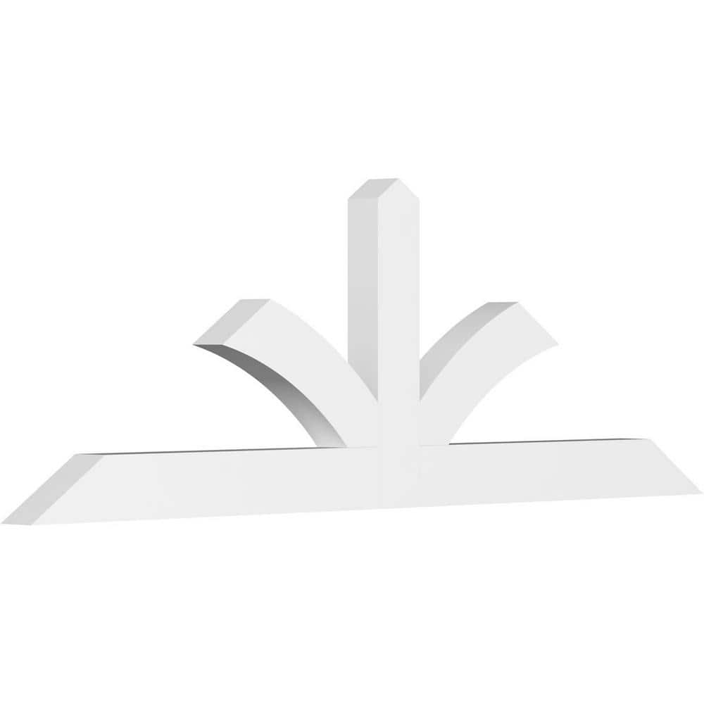 96 in. W x 32 in. H x 4 in. D x 6 in. F, 8/12 Pitch, Richland Signature Urethane Gable Bracket, Primed Tan price history on PriceWatchPro